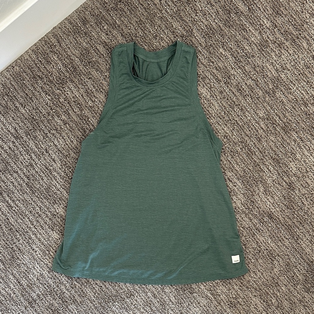 Vuori Women's Dark Green Tank Top